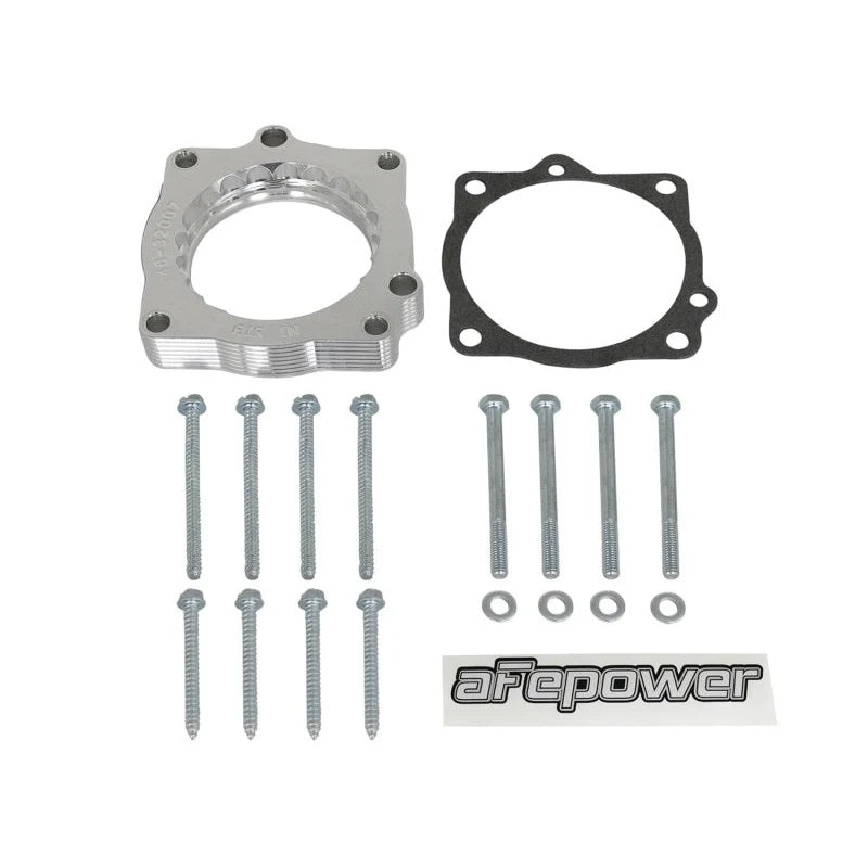 AFE Throttle Body Spacer: Chrysler 300C / Dodge Challenger / Charger & Magnum 2005 - 2024 (5.7L Hemi, 6.1L SRT8 & 6.4L 392)