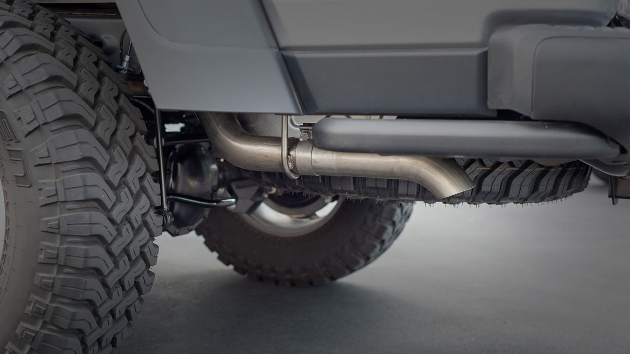 Borla Touring Climber Cat-Back Exhaust System (Turn Down Exit): Jeep Gladiator JT 3.6L V6 2020 - 2025