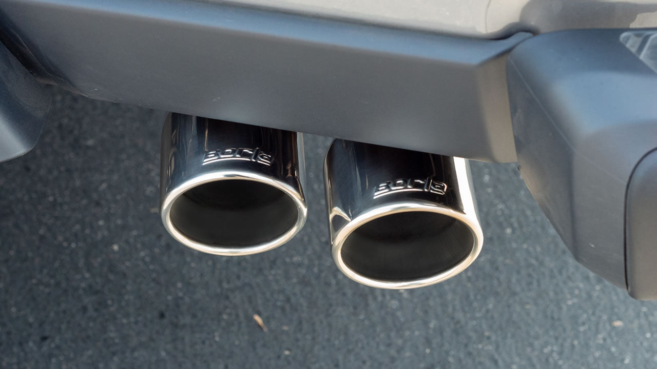 Borla Touring Cat-Back Exhaust System (Dual Side Exit, Polished Tips): Jeep Gladiator JT 3.6L V6 2020 - 2025