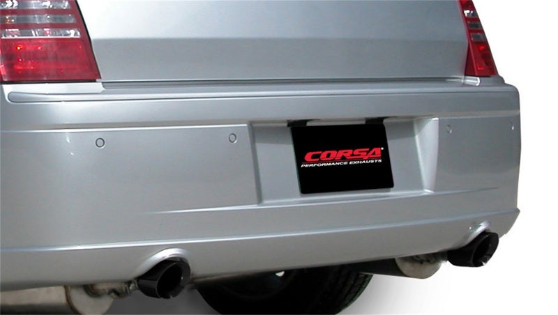 Corsa Extreme Cat-Back Exhaust (Black): Chrysler 300C / Dodge Charger / Magnum 5.7L Hemi 2005 - 2010