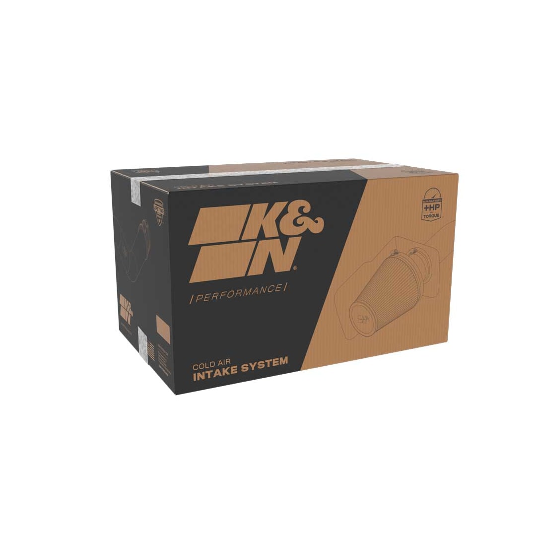 K&N 77 Series Cold Air Intake: Jeep Wrangler (18-25) / Jeep Gladiator (20-25) 3.6L V6