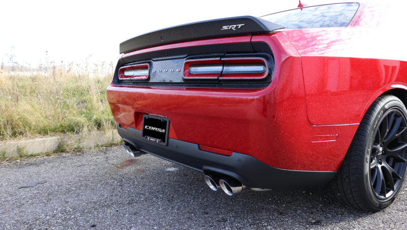 Corsa Extreme Cat-Back Exhaust System: Dodge Challenger 6.2L Hellcat & 6.4L SRT / Scat Pack 2015 - 2023