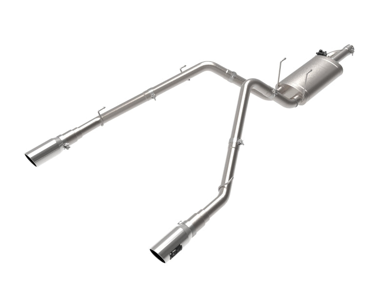 AFE Gemini XV Exhaust System (w/Polished Tips): Ram 5.7L Hemi 1500 2009 - 2018