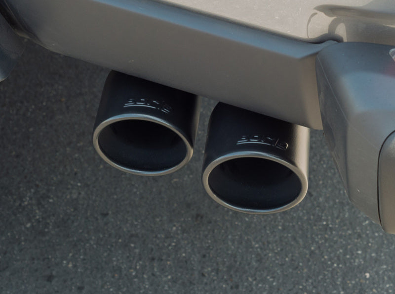 Borla ATAK Cat-Back Exhaust System (Dual Split Exit, Black Tips): Jeep Gladiator JT 3.6L V6 2020 - 2025