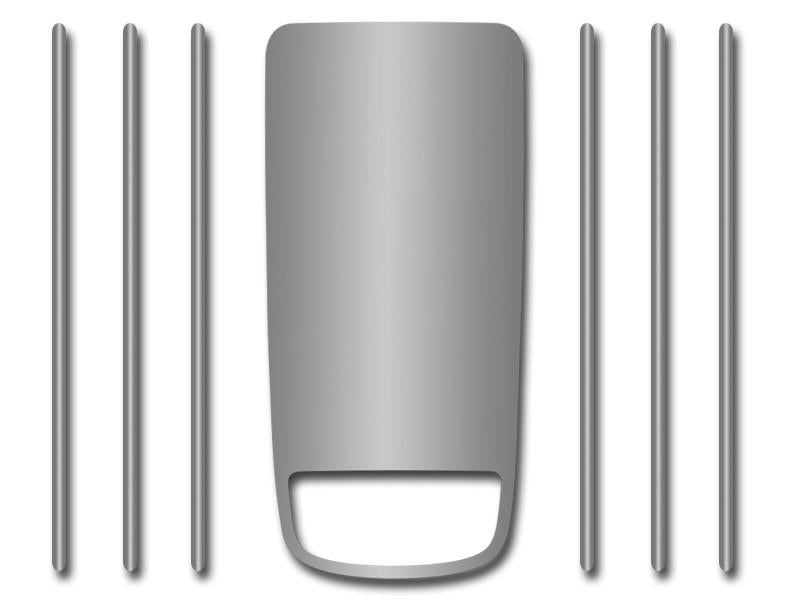 American Car Craft 5.7L Hemi Engine Shroud Dress Up Kit: 300C / Charger / Magnum 2005 - 2010