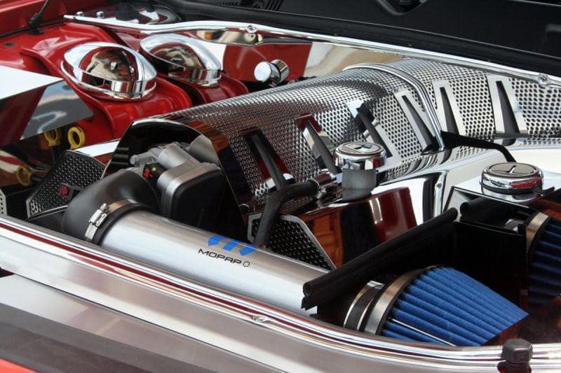American Car Craft Standard Perforated Plenum Cover: Chrysler 300C / Dodge Challenger / Charger / Magnum SRT8 2006 - 2010