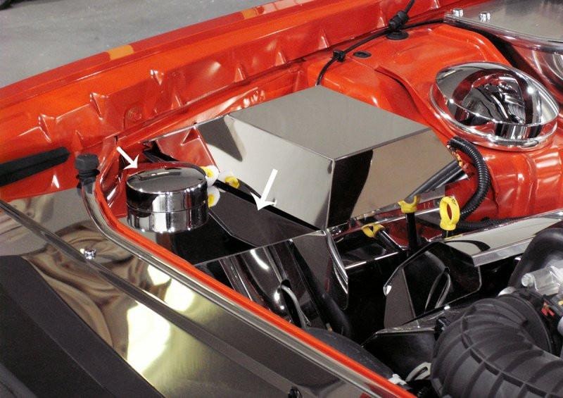 American Car Craft Polished ABS Cover w/ Cap: Dodge Challenger R/T SRT8 2008 - 2014