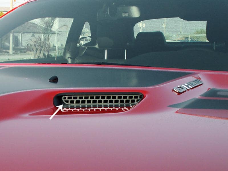 American Car Craft Hood Scoop Overlay: Dodge Challenger 2008 - 2014 (All Models)