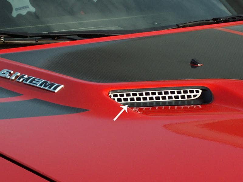 American Car Craft Hood Scoop Overlay: Dodge Challenger 2008 - 2014 (All Models)