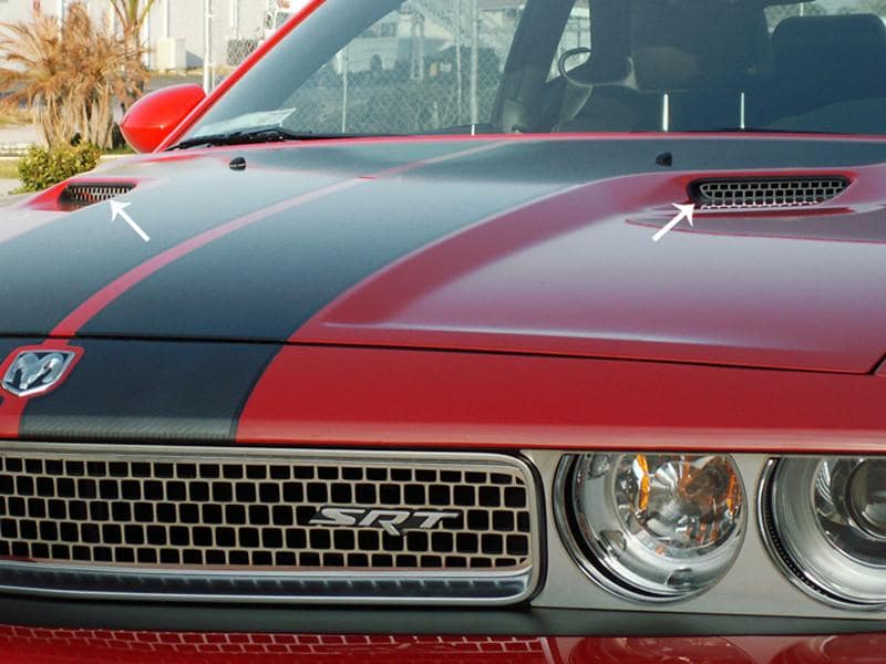 American Car Craft Hood Scoop Overlay: Dodge Challenger 2008 - 2014 (All Models)