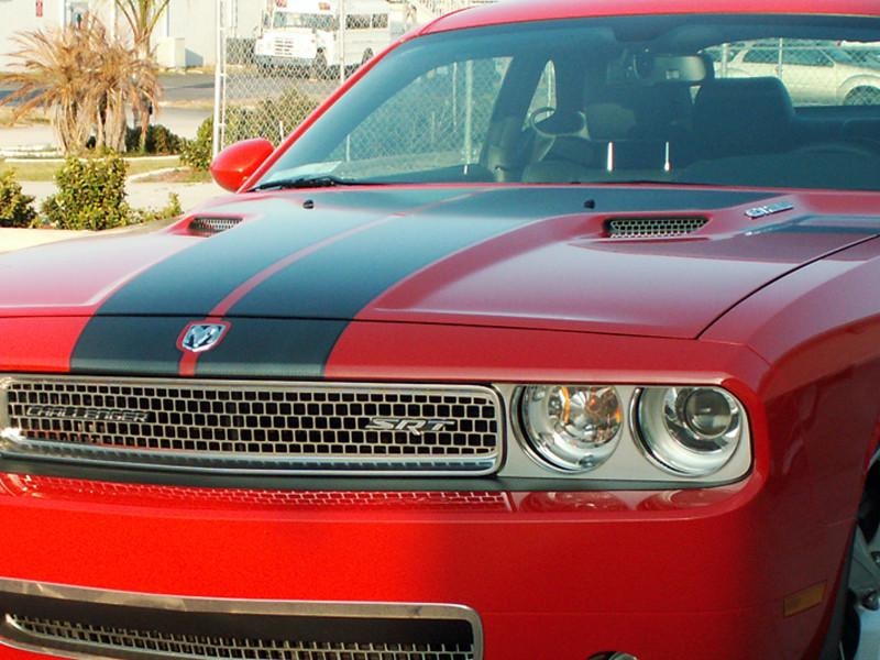 American Car Craft Hood Scoop Overlay: Dodge Challenger 2008 - 2014 (All Models)