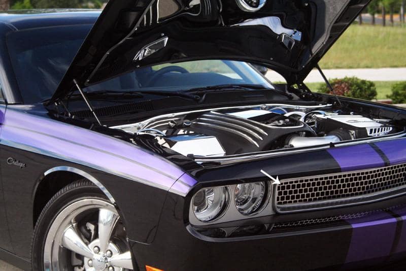 American Car Craft Upper Grille Overlay: Dodge Challenger 2008 - 2014