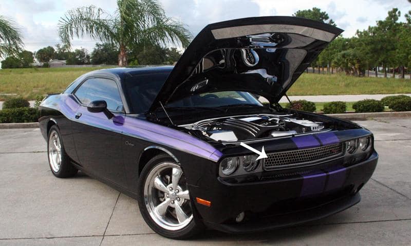American Car Craft Upper Grille Overlay: Dodge Challenger 2008 - 2014