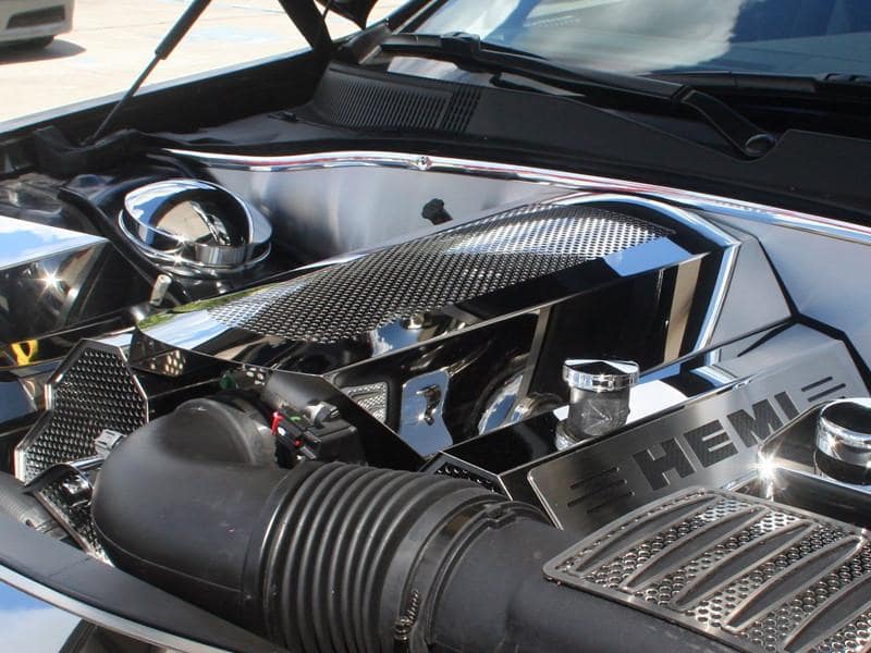 American Car Craft Perforated Plenum Cover: Dodge Charger / Chrysler 300 5.7L 2011 - 2024