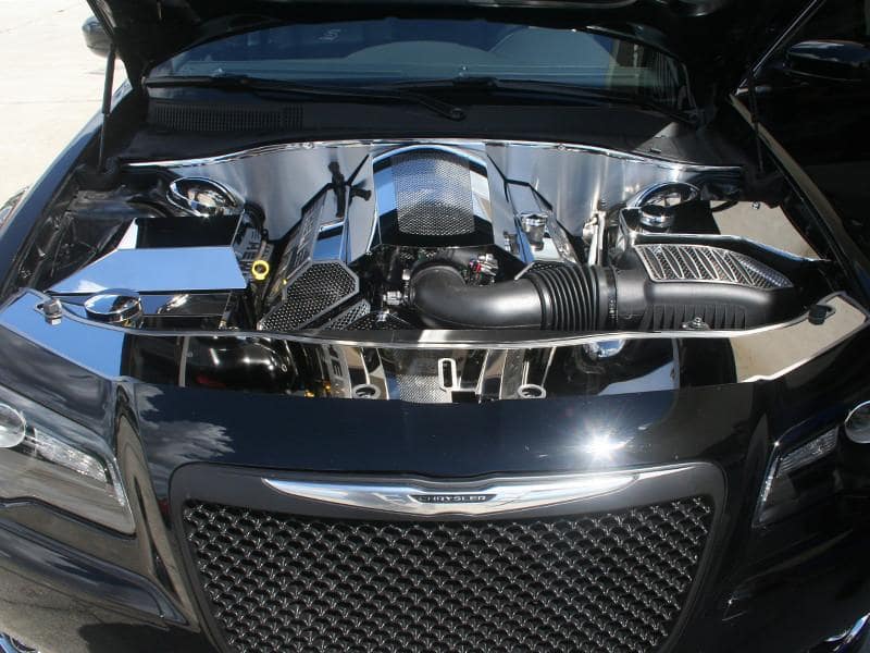 American Car Craft Perforated Plenum Cover: Dodge Charger / Chrysler 300 5.7L 2011 - 2024