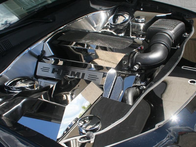 American Car Craft Perforated Plenum Cover: Dodge Charger / Chrysler 300 5.7L 2011 - 2024