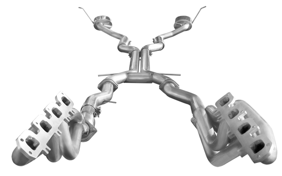 American Racing Headers Full Exhaust System (Headers, Mid Pipes & Cat-Back): Jeep Grand Cherokee Trackhawk 6.2L 2018 - 2021