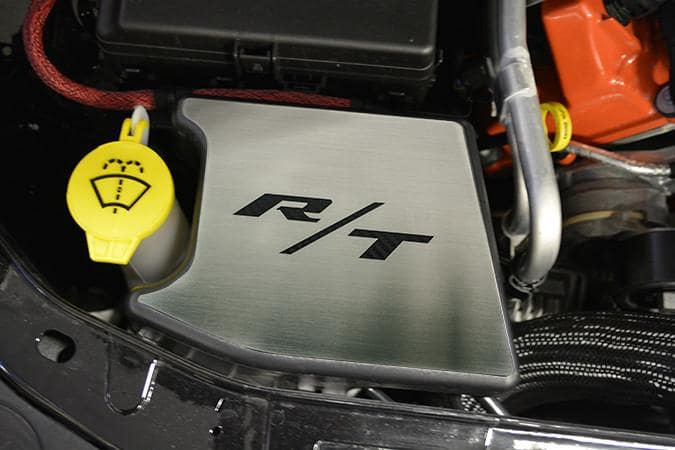 American Car Craft Factory Anti-lock Brake Cover "RT" Top Plate: Dodge Challenger 2015 - 2023