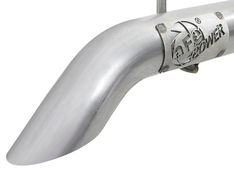 AFE MACH Force-Xp Hi-Tuck Axle-Back Exhaust System (NO Tip): Jeep Wrangler JL 2018 - 2025 (2.0L I4 / 3.6L V6)
