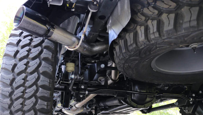 Corsa Sport Cat-Back Exhaust System (Side Exit w/ Polished Tip): Jeep Gladiator 3.6L V6 2020 - 2025
