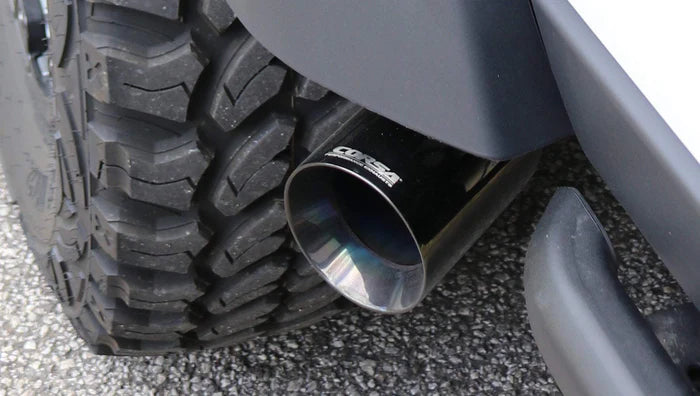 Corsa Sport Cat-Back Exhaust System (Side Exit w/ Polished Tip): Jeep Gladiator 3.6L V6 2020 - 2025