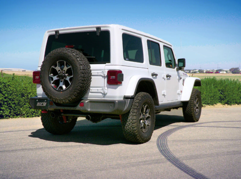 Borla ATAK Axle-Back Exhaust System (Black): Jeep Wrangler JL 2.0L Turbo 2018 - 2023