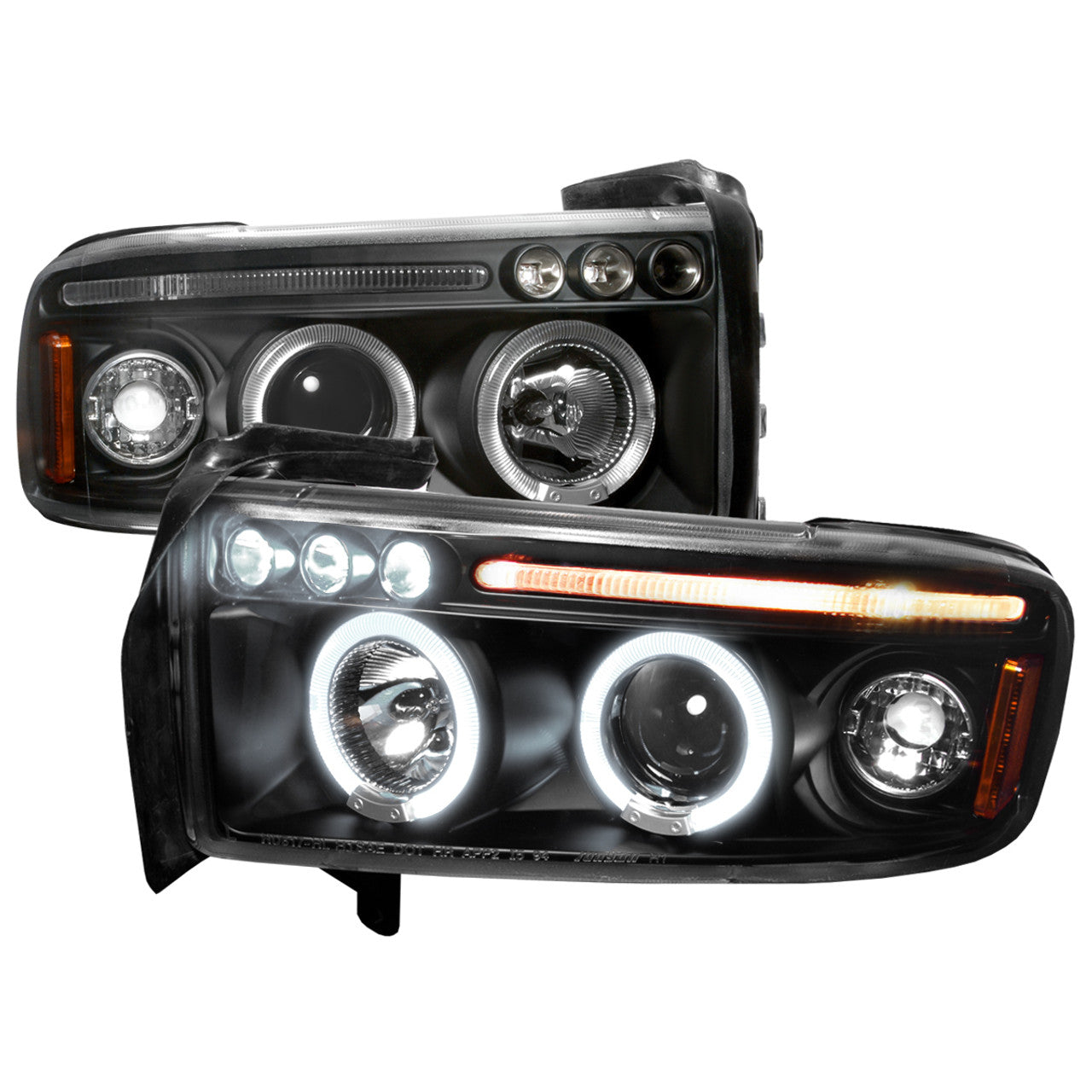 Spec D LED Projector HeadLights (Black): Dodge Ram 1994 - 2001