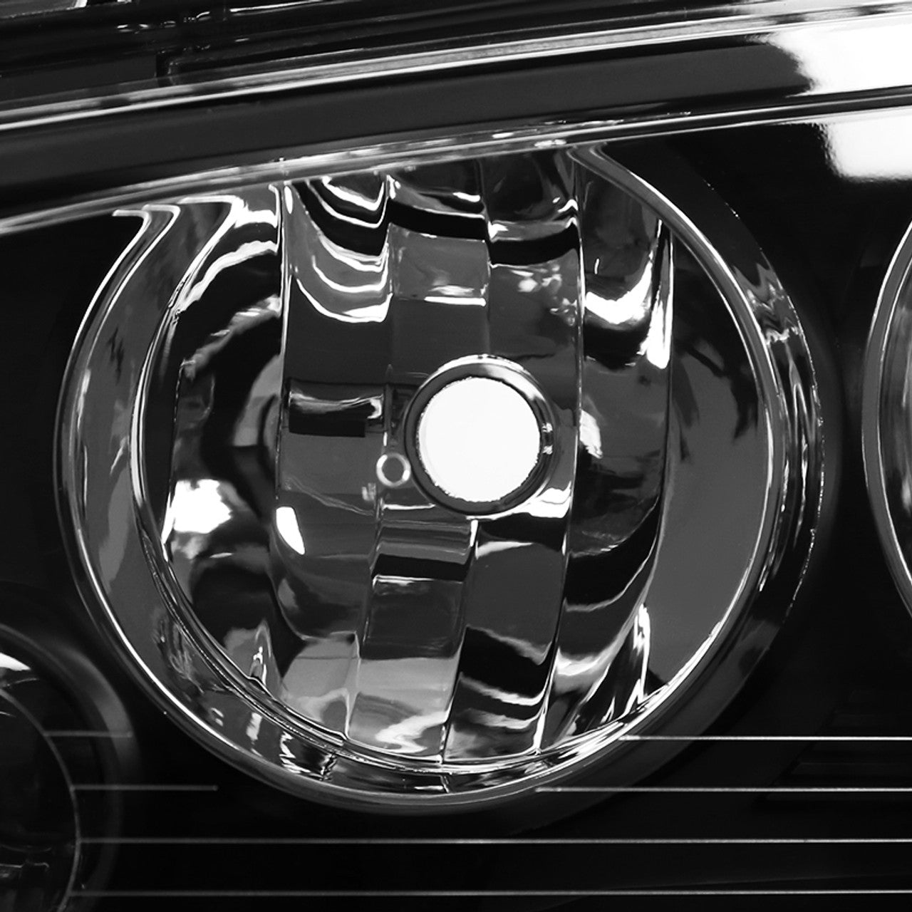 Spec D Euro Headlights (Black): Dodge Charger 2006 - 2010