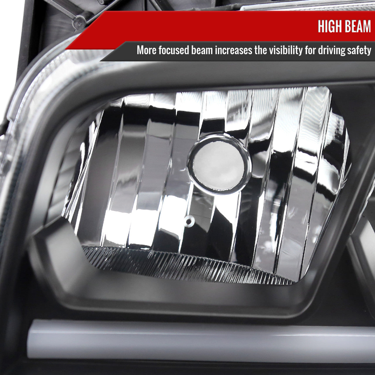 Spec D Sequential LED Headlights (Black): Dodge Charger 2006 - 2010