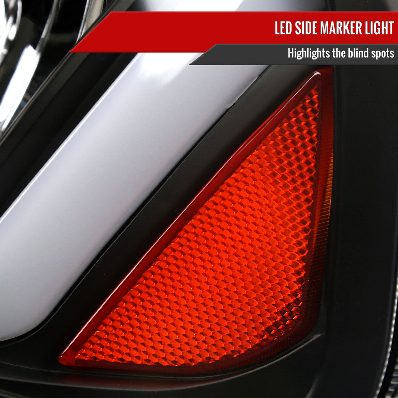 Spec D Sequential LED Headlights (Black): Dodge Charger 2006 - 2010