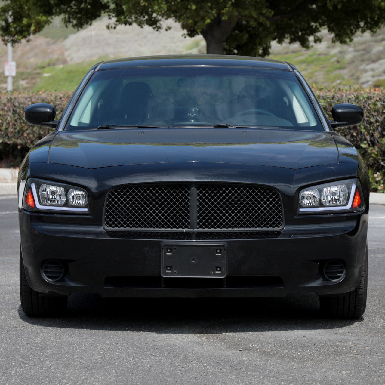 Spec D Sequential LED Headlights (Black): Dodge Charger 2006 - 2010