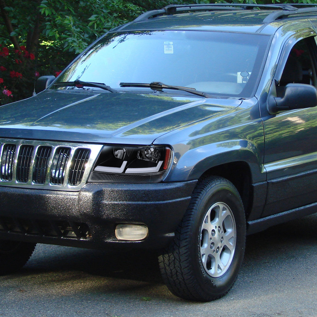 Spec D LED Headlights (Black): Jeep Grand Cherokee 1999 - 2004