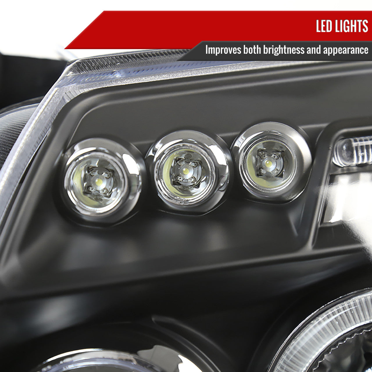 Spec D LED Projector Headlights (Black): Dodge Magnum 2005 - 2007