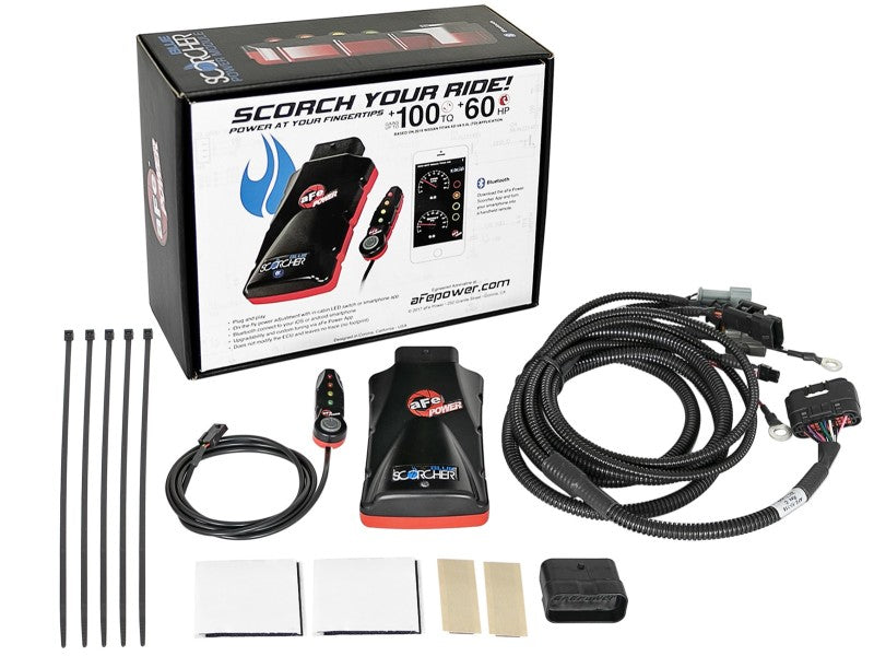 AFE SCORCHER BLUE Bluetooth Power Module: Ram 1500 (2020-2023), Jeep Gladiator (2021-2023) / Wrangler (2020-2023) 3.0L EcoDiesel V6
