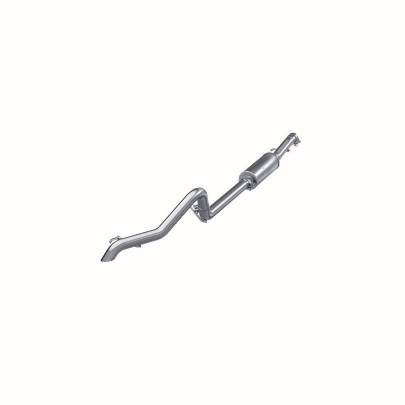 MBRP Cat Back Exhaust System (Single Rear Exit, Aluminized): Jeep Wrangler / Rubicon JK 3.6L 2012 - 2018 (2-Door & 4-Door)