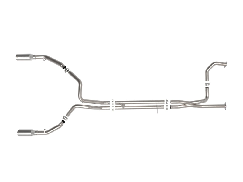 AFE Vulcan Exhaust System (Polished Tips): Ram 6.2L 1500 TRX 2021 - 2024