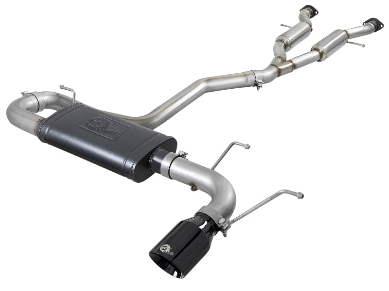 AFE MACH Force Cat-Back Exhaust System (w/Black Tip): Jeep Grand Cherokee 3.6L V6 2014 - 2021