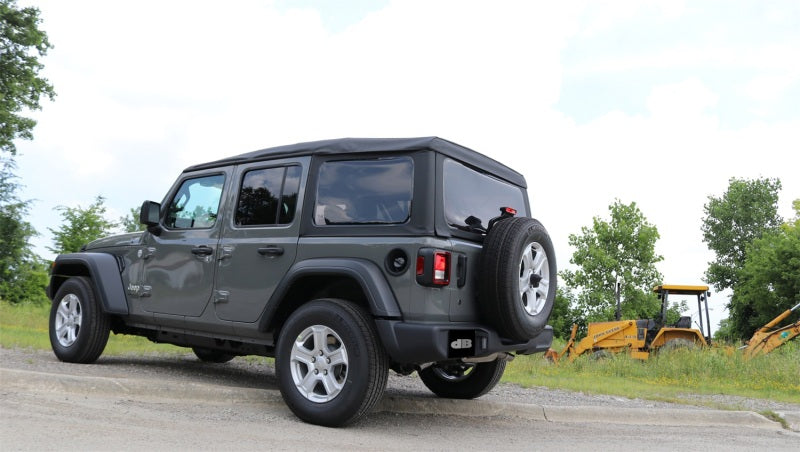 Corsa Touring Axle-Back Exhaust System (Turn Down Exit): Jeep Wrangler JL 2018 - 2025 (2.0L I4 / 3.6L V6)