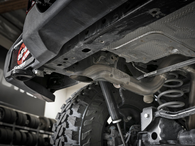 AFE MACH Force-Xp Hi-Tuck Cat-Back Exhaust System: Jeep Wrangler JL 3.6L V6 2018 - 2025