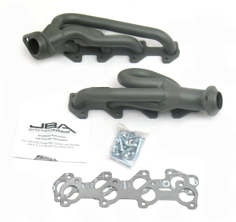 JBA Shorty Headers (Titanium Ceramic): Dodge Ram 4.7L V8 1500 2002 - 2003