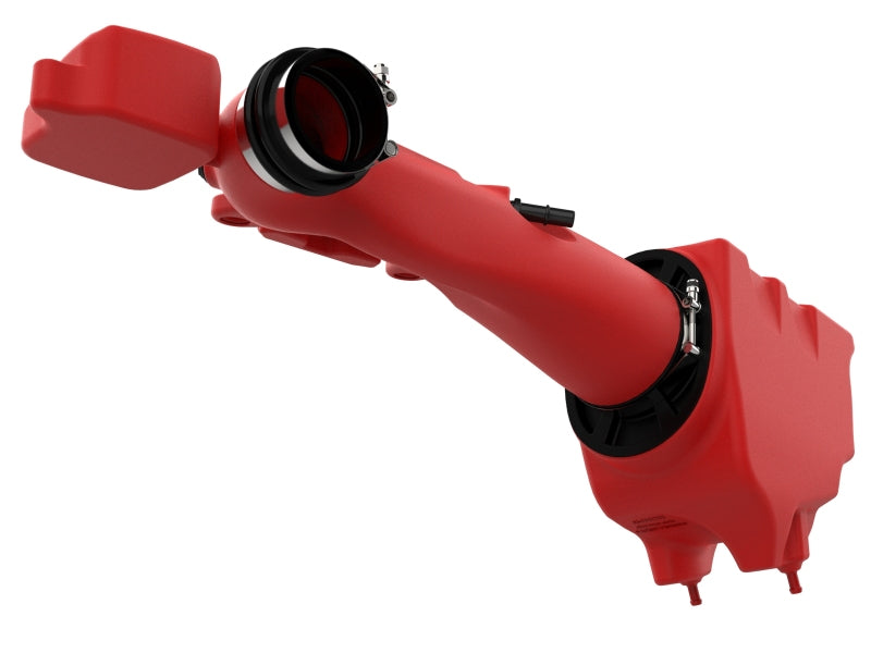 AFE Momentum GT Cold Air Intake System (Red w/Pro DRY S Filter): Jeep Gladiator (2020-2025) / Wrangler (2018-2025) 3.6L V6