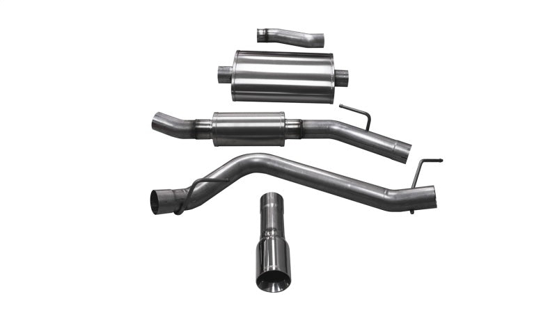 Corsa Touring Cat-Back Exhaust System (Side Exit w/ Polished Tip): Jeep Gladiator 3.6L V6 2020 - 2025
