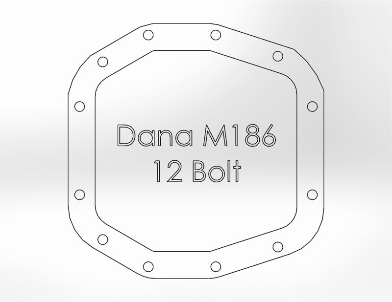 AFE Street Series Front Differential Cover (Raw w/Machined Fins): Jeep Wrangler JL 2018 - 2025 (w/ Dana M186)