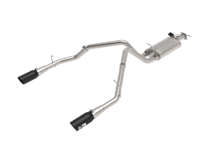AFE Exhaust System (Black Tips w/Cut-Out): Ram 5.7L Hemi 1500 2019 - 2024