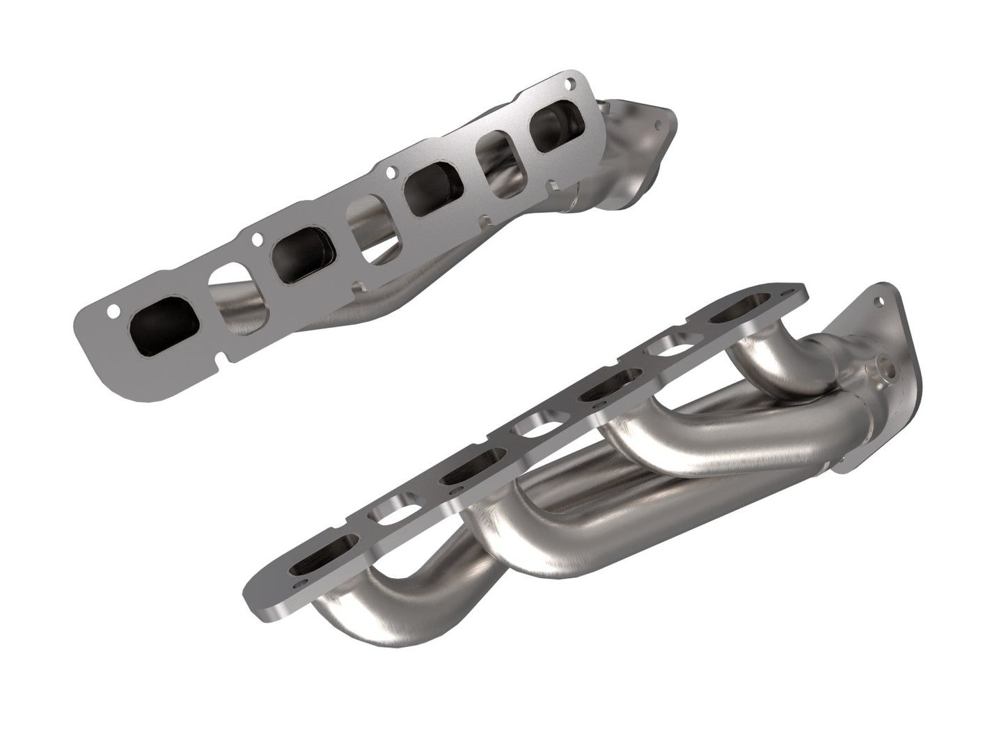 AFE Shorty Headers (Raw Finish): Dodge Durango SRT Hellcat / Jeep Grand Cherokee Trackhawk 6.2L Hemi 2018 - 2025