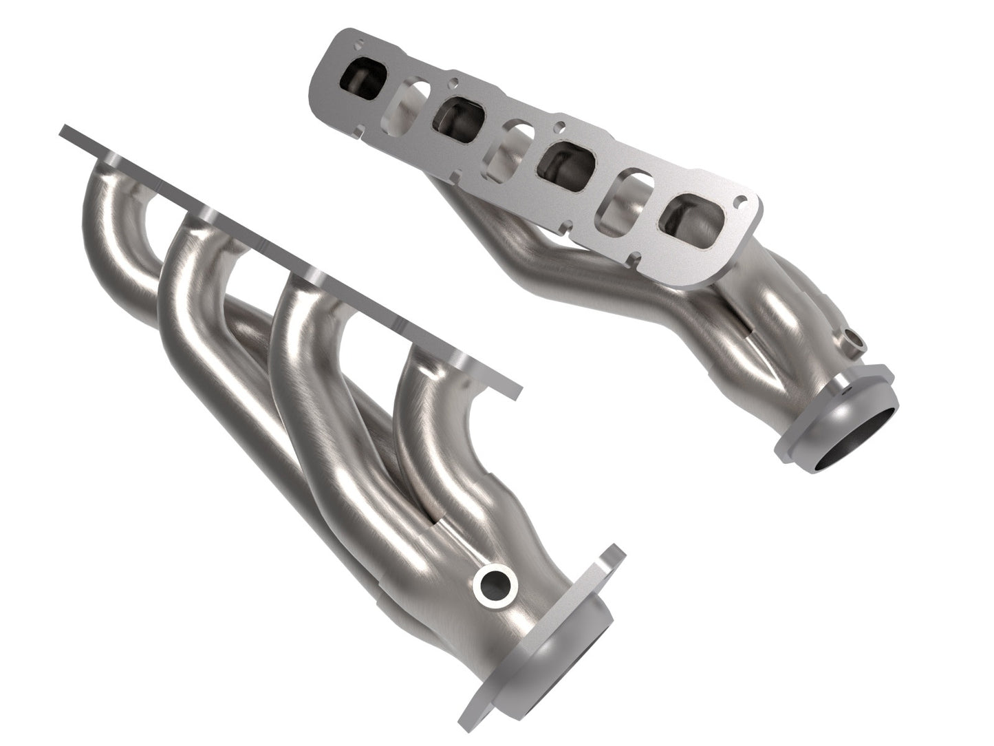 AFE Shorty Headers (Raw Finish): Dodge Durango SRT Hellcat / Jeep Grand Cherokee Trackhawk 6.2L Hemi 2018 - 2025