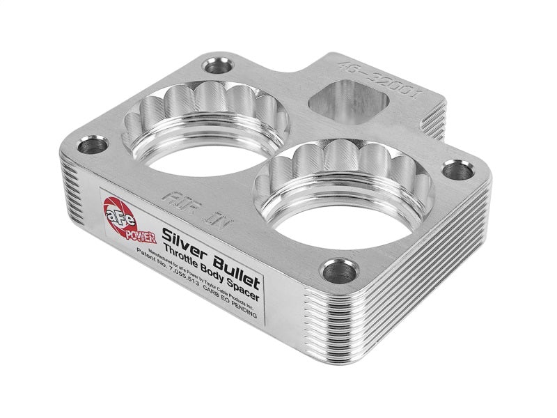 AFE Silver Bullet Throttle Body Spacer: Dodge Ram 5.2L & 5.9L V8 1994 - 2001
