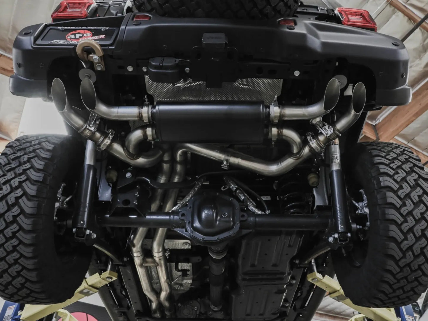 AFE Vulcan Cat-Back Exhaust System: Jeep Wrangler Rubicon 6.4L 392 2021 - 2025