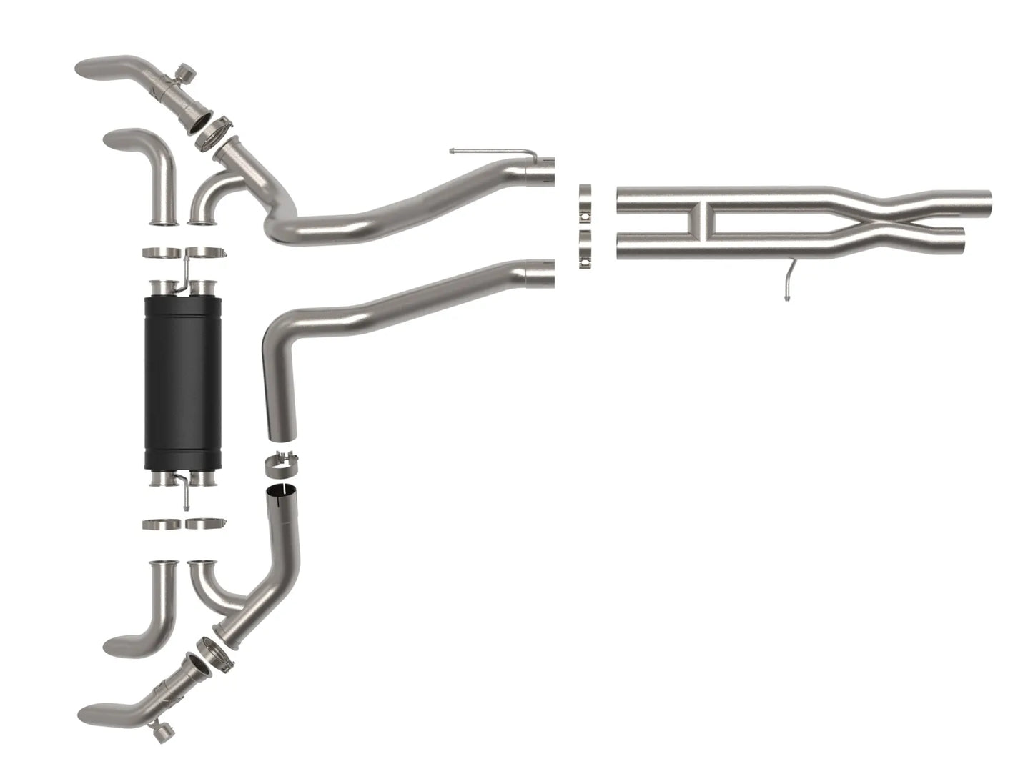 AFE Vulcan Cat-Back Exhaust System: Jeep Wrangler Rubicon 6.4L 392 2021 - 2025