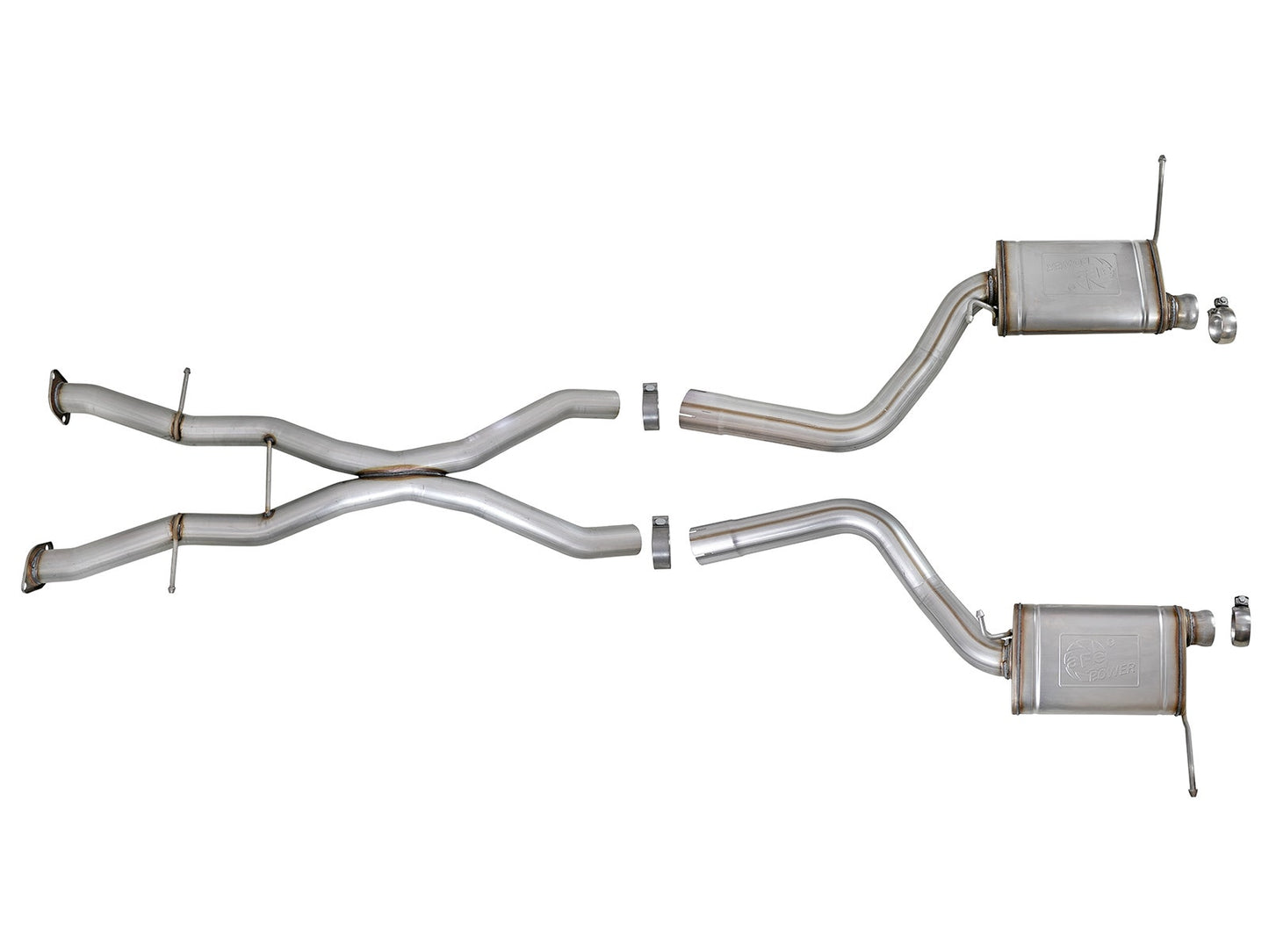 AFE Mach Force Exhaust System: Jeep Grand Cherokee 6.4L SRT 2012 - 2021